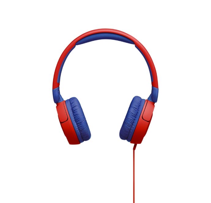 JBL JR310, On-Ear Headphones for Kids, Universal – Red