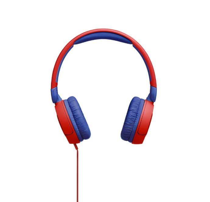 JBL JR310, On-Ear Headphones for Kids, Universal – Red