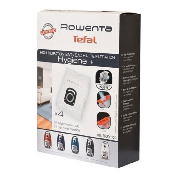 Rowenta Hygiene+ Σακούλες Σκούπας 4τμχ