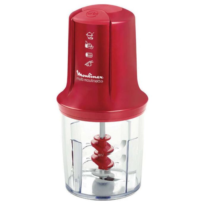 Moulinex Moulinette Πολυκόπτης Multi 500W με Δοχείο 500ml Red